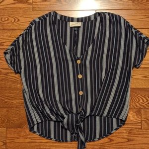 Universal Thread - Tie-Front Button-down Shirt